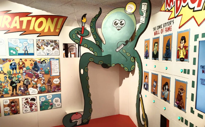 Comic exhibit