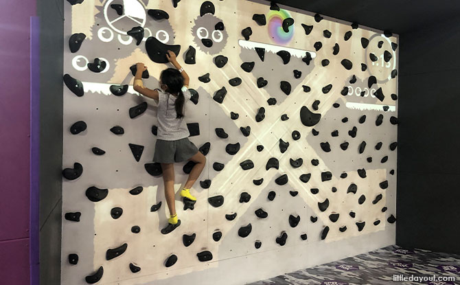 augmented climb wall