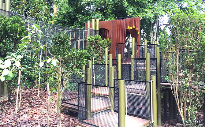 Treehouses at Forest Zone at Jacob Ballas Children’s Garden New Extension