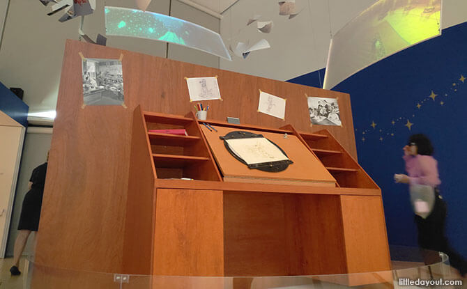 The Animator’s Desk, Disney Magic of Animation, Singapore, ArtScience Museum