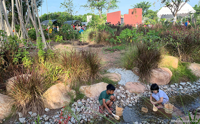 Stream at Sembawang Hot Spring Park Stream at Sembawang Hot Spring Park