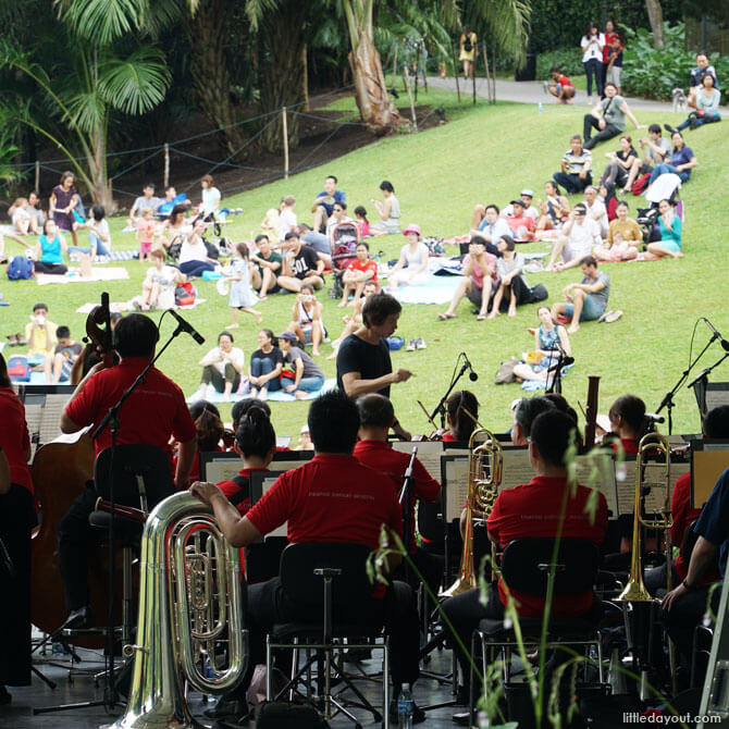 Attend an outdoor concert - Shaw Foundation Stage