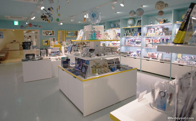 Store at TeNQ Space Museum, Tokyo, Japan