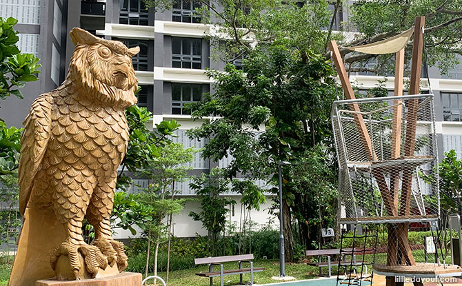 SkyParc @ Dawson Playground - Woodland Inspired Play Spot