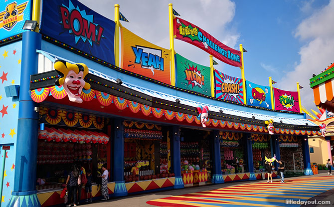 Funfair games at Ocean Park