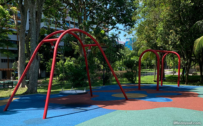 Swings at the Yishun Park N8