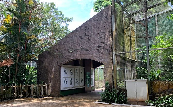 Upper viewing deck at the hornbill exhibits