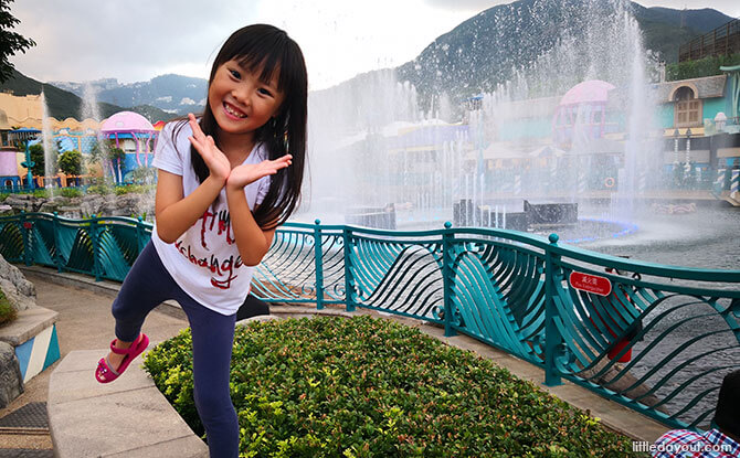 Ocean Park's fountains