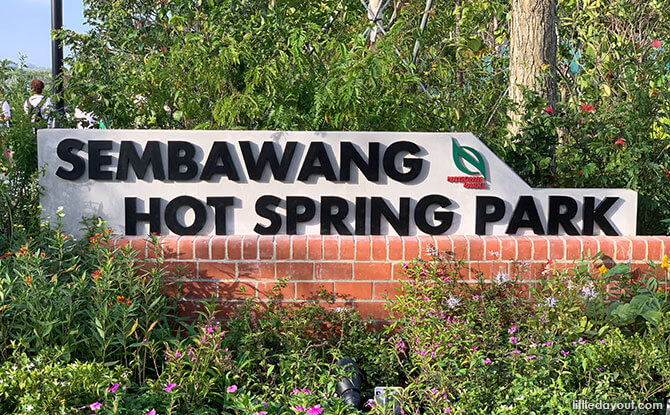 Entrance to Sembawang Hot Spring Park