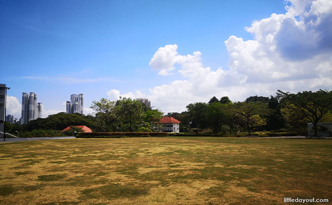 huge sprawling green space