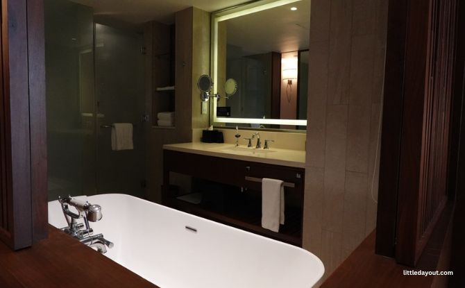 Hard Rock Hotel Desaru Coast: A Splashing Fun Family-friendly Getaway A Hop Away From Singapore 3 a large bathroom complete with bathtub