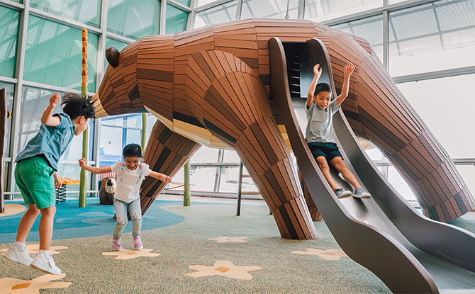 2 Bears Hideout: Playground At Changi Airport Terminal 2 Transit