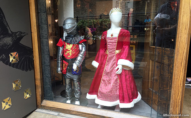 Gift shop at the Tower of London