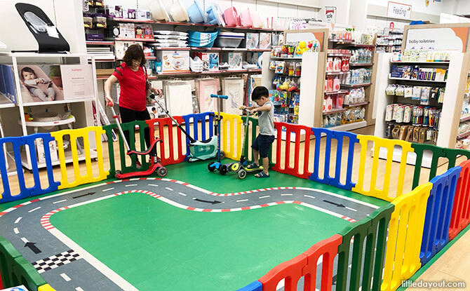 Play Area at Mothercare Experience Store