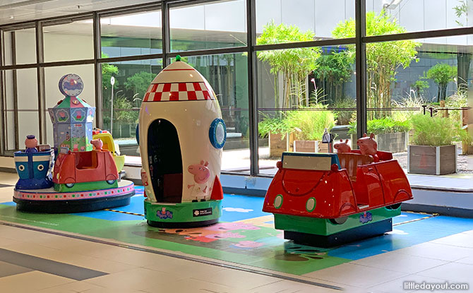Kiddy ride area at Changi Airport Terminal 1