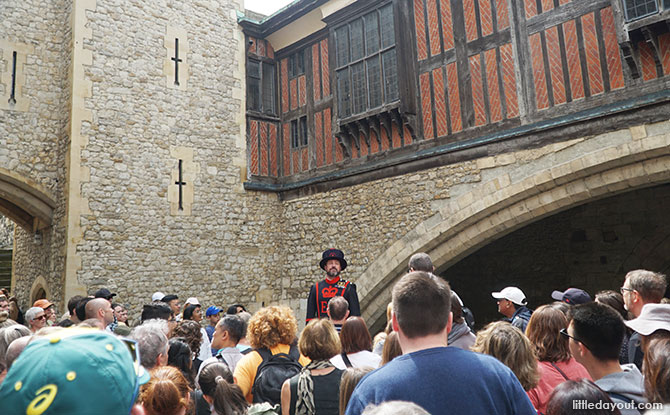 On the Yeoman Warder’s Tour - Tip for visiting the Tower of London