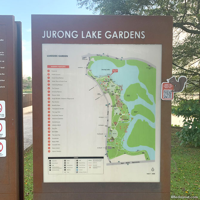 Jurong Lake Gardens Map