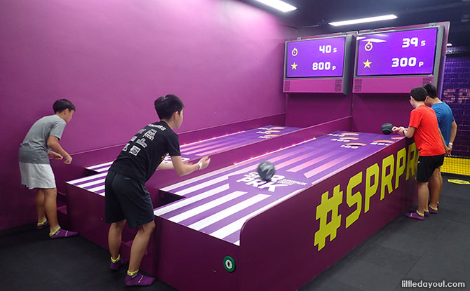 Bowling at SuperPark Singapore
