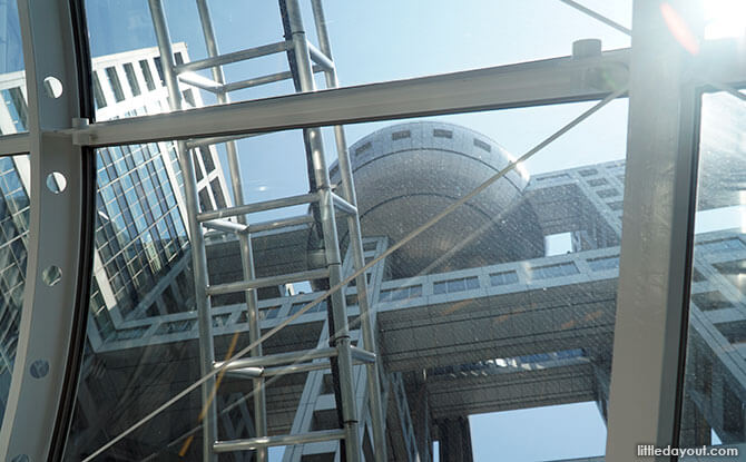 Fuji TV Building Observation Deck, Odaiba: The View From The Big Sphere