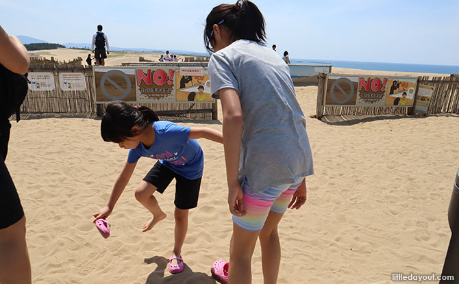 Visiting the Tottori Sand Dunes