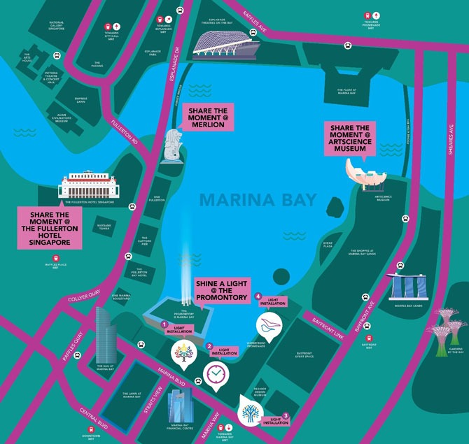 Where to see four new sculptures at Marina Bay