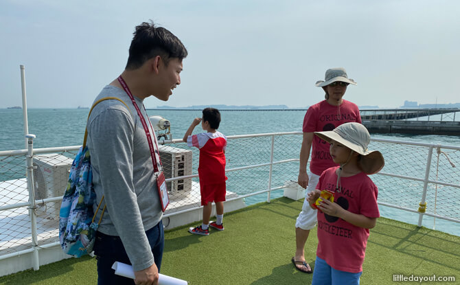 It started with a panoramic ride out to St. John’s Island on Marina South Ferries’ MSF Natsu