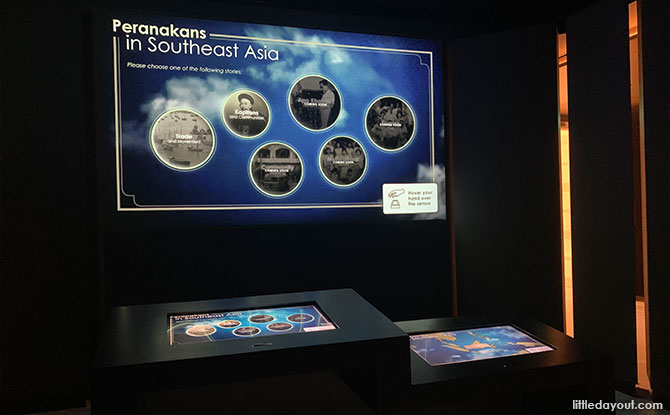 Interactive Table at the Peranakan Museum