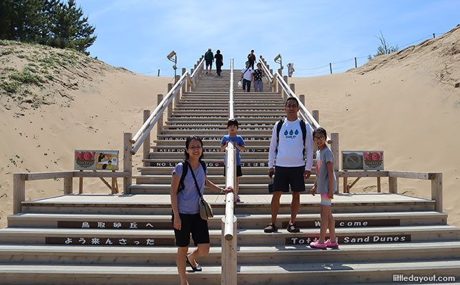 Visiting the Tottori Sand Dunes with Kids