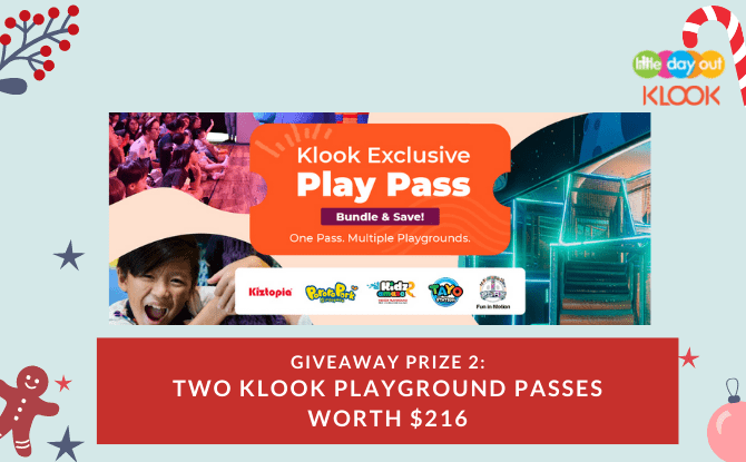 21 to 23 November 2021: Two Klook Playground Passes worth $216