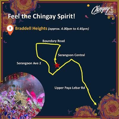 Chingay At Heartlands at Marine Parade GRC & Mountbatten SMC Caravan Route