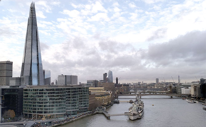 View from Tower Bridge