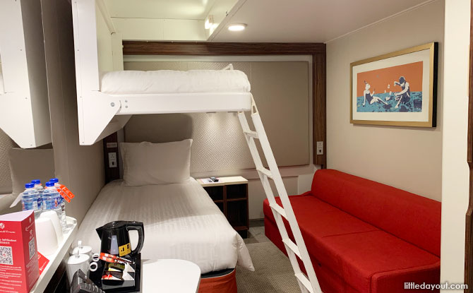 Interior stateroom