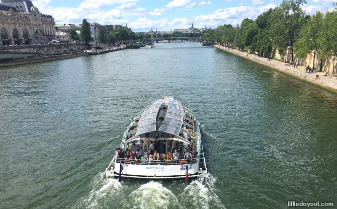 Boat on the Seine, Paris