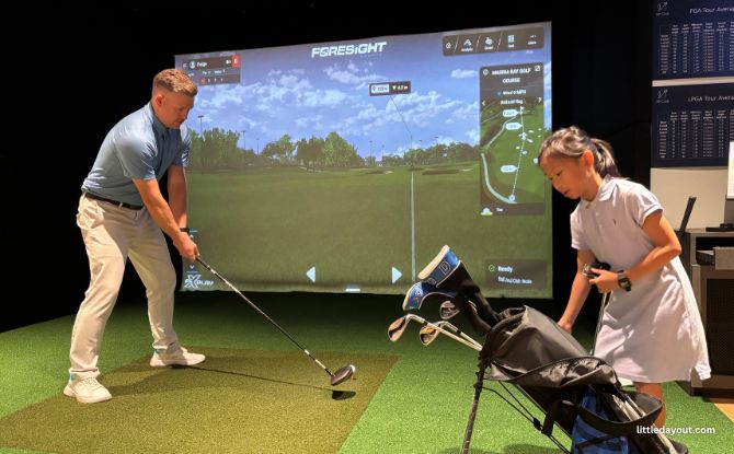 15th Club Golf Studio: An Indoors Golfing Destination For Families 4 Coach Nick was patient and able to simplify things by focusing on one or two things that would improve our game.