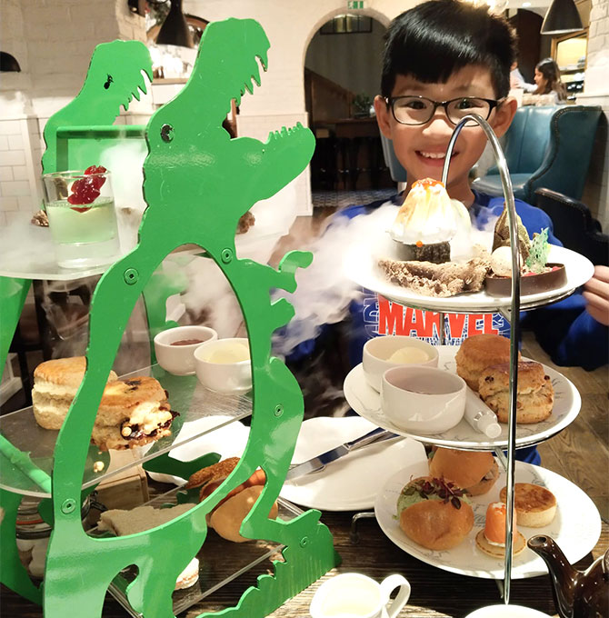 Science Afternoon Tea or Jurassic Afternoon Tea, Ampersand Hotel