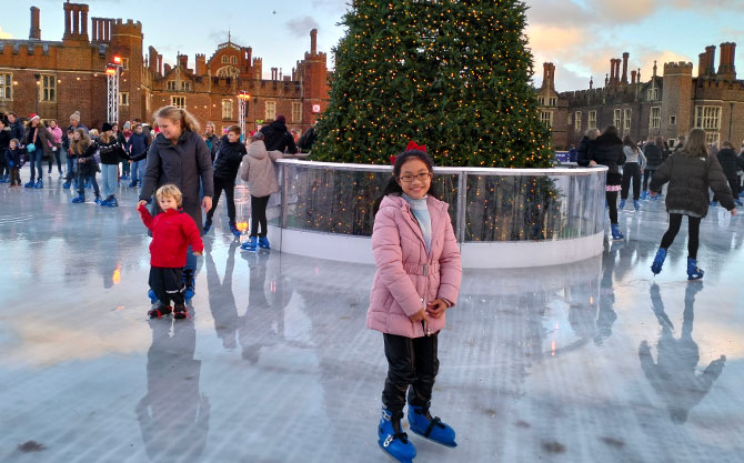 Ice Skating at Hampton Court Palace