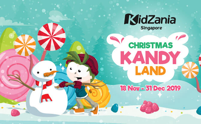 KidZania Singapore presents Christmas Kandy Land