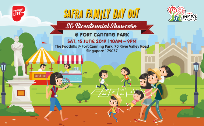 SAFRA Family Day Out: SG Bicentennial Showcase @ Fort Canning Park