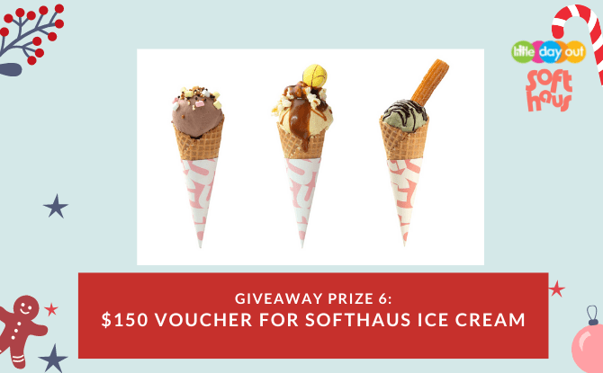 3 to 5 December 2021: $150 Voucher for Softhaus Ice Cream
