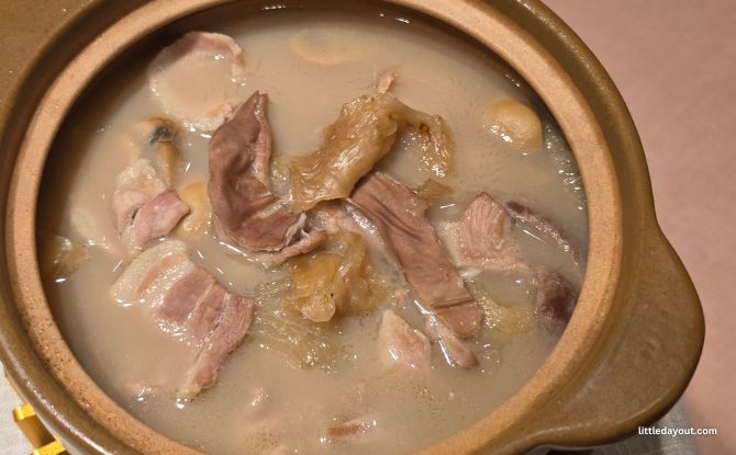 Souper Tang At Raffles City: 15 Signature Herbal Brews & More 3 Mountain Pepper Pork Tripe Soup