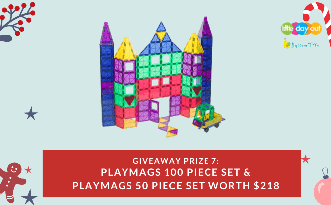 6 to 8 December 2021: Playmags 100 Piece Set & Playmags 50 Piece Set Worth $218