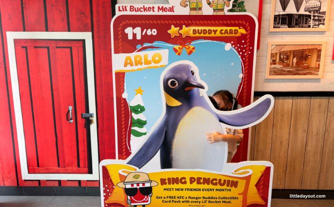 KFC x Ranger Buddies: From Lil’ Bucket To Base Camp With Our 3-Year-Olds 8 penguin standee