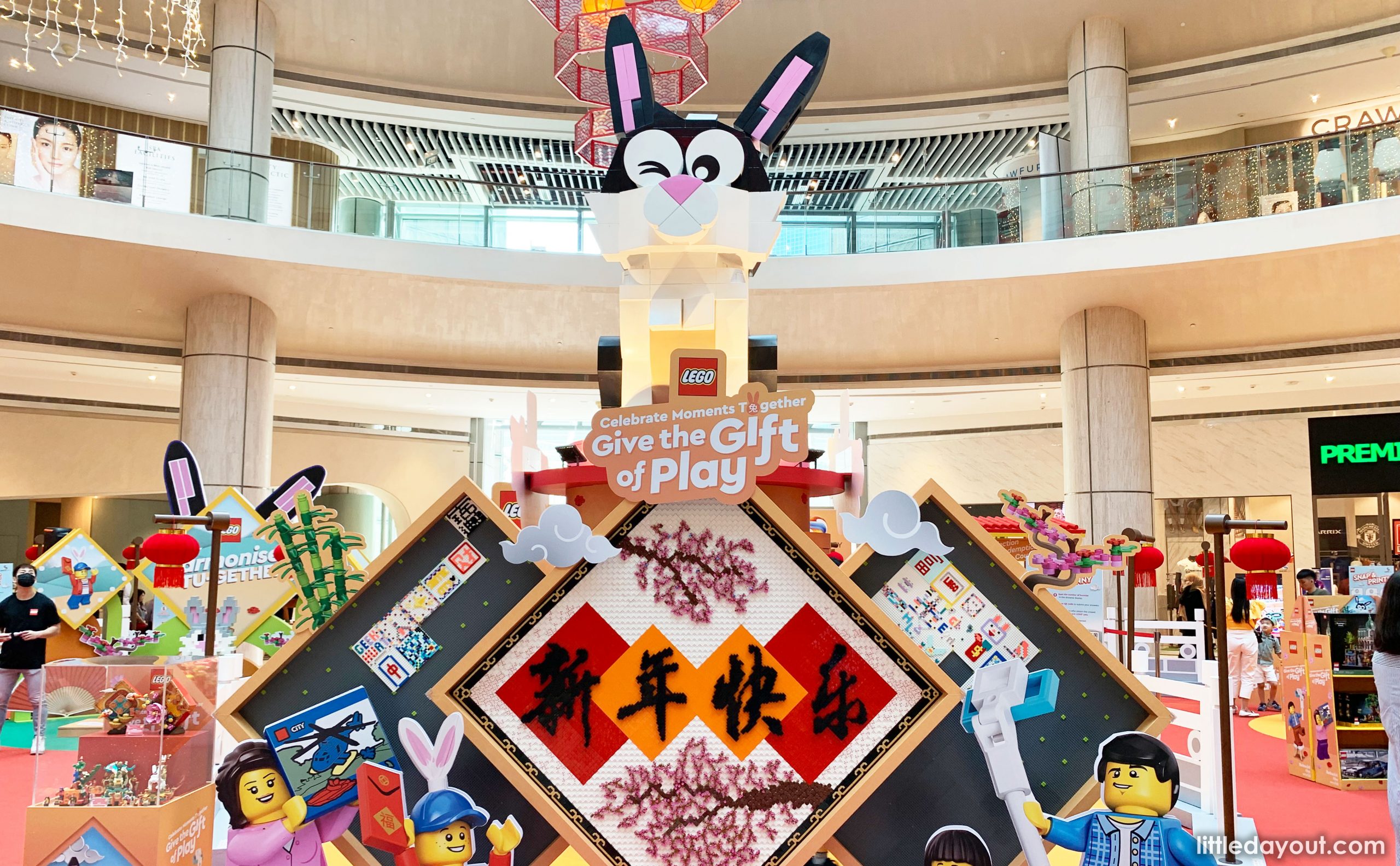 Things to Do For Chinese New Year 2023 in Singapore LEGO® Prosperity Burrows Event at Suntec City