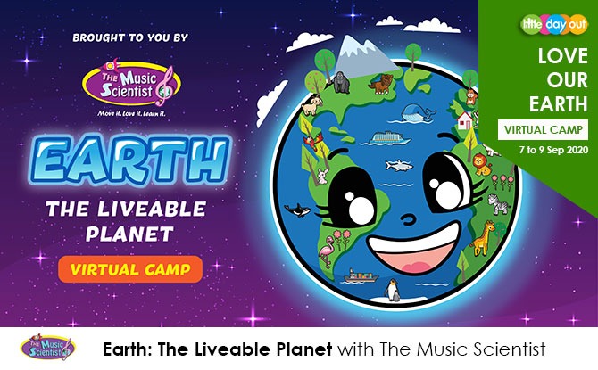 September Holiday Virtual Camps 2020: Love Our Earth Camp - The Music Scientist