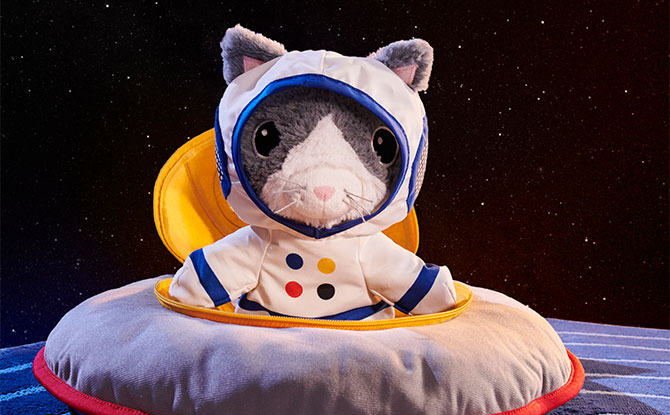 AFTONSPARV Soft Toy with Astronaut Suit