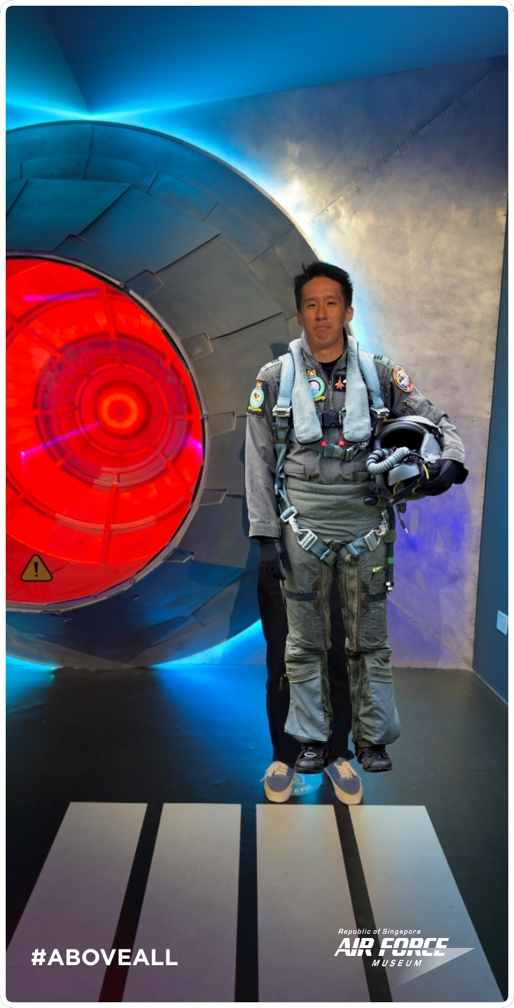 Air Force Museum Singapore: Ready For Take-Off 5 AR photo booth