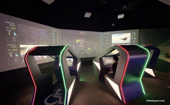 Air Force Museum Singapore: Ready For Take-Off 7 a three-player simulator