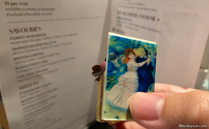 ANTI:DOTE’s Impressionism Inspired Afternoon Tea At Fairmont Hotel 6 charlotte pistachio with raspberry marmalade