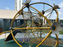 Aperia Mall Playground: Play Within A Flower Sphere