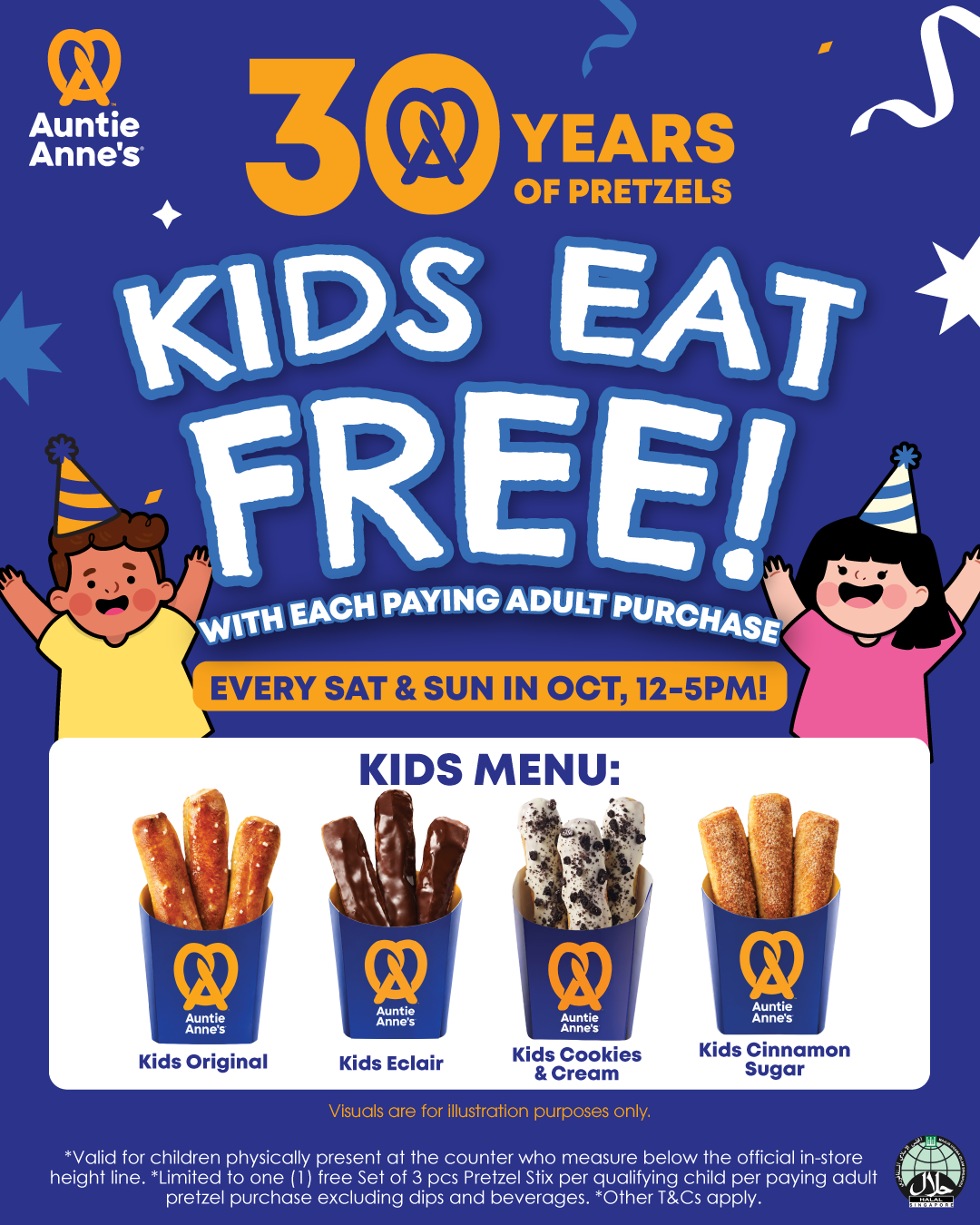 34 Things To Do For Children's Day 2026 In Singapore: Events, Activities & Ideas 17 Auntie Annes Kids Eat Free
